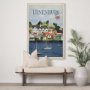 13803 - Lunenburg Go Canada (XL) by Mercana Studio a Hand Embellished Decograph Framed Art Print under Glass