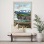 14667 - Idaho Go USA (XL) by Mercana Studio a Hand Embelished Decograph Framed Art Print under Glass