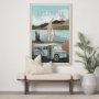 13795 - Kelowna Go Canada (XL) by Mercana Studio a Hand Embellished Decograph Framed Art Print under Glass