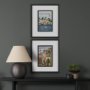 13780 - Lunenburg Go Canada (M) by Mercana Studio a Framed Art Print Matted under Glass