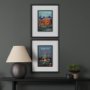 13732 - Victoria Go Canada (M) by Mercana Studio a Framed Art Print Matted under Glass