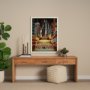 13693 - New York Go USA (L) by Mercana Studio a Hand Embellished Decograph Framed Art Print