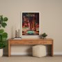 13663 - Nevada Go USA (L) by Mercana Studio a Hand Embelished Decograph Framed Art Print