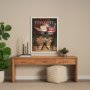 14161 - Tennessee Go USA (L) by Mercana Studio a Hand Embellished Decograph Framed Art Print