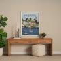 13790 - Lunenburg Go Canada (L) by Mercana Studio a Hand Embellished Decograph Framed Art Print