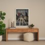 13787 - Edmonton Go Canada (L) by Mercana Studio a Hand Embellished Decograph Framed Art Print