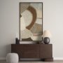 102710-FL - Mystic Patterns by Emma Peal Hand-Embellished Textured Framed Canvas Artwork