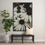 102702-FL - Quiet by Olivia Joy StClaire Hand-Embellished Textured Framed Canvas Art Print