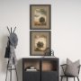 15877 - Memorable Sky (Set of 2) by Mercana Studio Hand Embelished Framed Artwork Matted under Glass