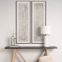 15875 - Panel Etching II by Mercana Studio a Hand Embellished Framed Art Print under Glass