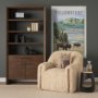 14646 - National Park - Yellowstone  by Mercana Studio a Framed Art Print Matted under Glass