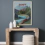 15822 - Banff Go Canada (L) by Mercana Studio a Hand Embellished Decograph Framed Art Print