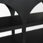 71140 - Bela 54" Matte Black Wood Arched Console Table