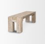 71130 - McArthur 64" Whitewash Reclaimed Wood Bench