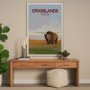15837 - Grasslands GO (XL) by Mercana Studio a Hand Embellished Decograph Framed Art Print under Glass