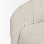 71202-AB - Fonda Cream Fabric w/ Natural Jute Swivel Accent Chair
