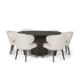 69873-6A - Terra Fluted Dining Table - 6 Niles Chairs