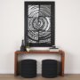101558-L - Maze II by Alarm a Hand Embellished Textured Canvas