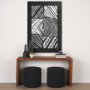 101557-L - Maze I by Alarm a Hand Embellished Textured Canvas