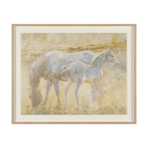 15943 - Curious I by Mercana Studio Hand Embelished Framed Artwork Matted under Glass