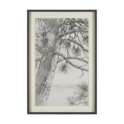 15957 - Ponderosa Whisper by Mercana Studio Hand Embelished Framed Artwork Matted under Glass