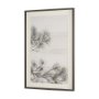 15959 - Ponderosa Whisper R by Mercana Studio Hand Embelished Framed Artwork Matted under Glass