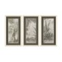 15971 - Tropical Coast (Set of 3) by Mercana Studio Hand Embelished Framed Artwork Matted under Glass
