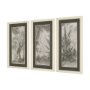 15971 - Tropical Coast (Set of 3) by Mercana Studio Hand Embelished Framed Artwork Matted under Glass