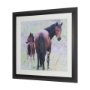 15975 - A Watchful Bond by Chad Mackay Hand Embelished Framed Art Print Matted under Glass