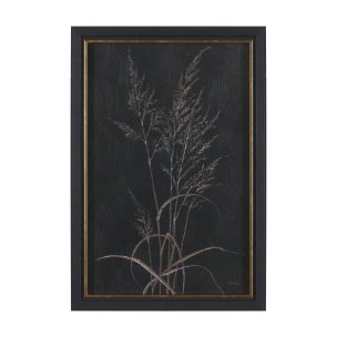 Golden Grasses II by Mercana Studio Hand Embelished Textured Framed Artwork Matted