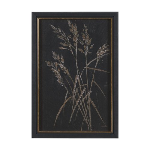 15986 - Golden Grasses VI by Mercana Studio Hand Embelished Textured Framed Artwork Matted