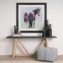 15975 - A Watchful Bond by Chad Mackay Hand Embelished Framed Art Print Matted under Glass