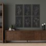 15983 - Golden Grasses III by Mercana Studio Hand Embelished Textured Framed Artwork Matted