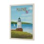 15947 - Maine GO (L)  by Mercana Studio Textured Framed Artwork Matted