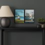 15945 - Maine GO (SM)  by Mercana Studio Textured Framed Artwork Matted