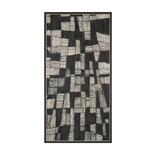 102733-FL - Occurrence II by Mercana Studio Hand-Embellished Textured Framed Canvas Artwork