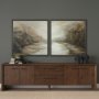102734-FL - Forest Edge I by Mercana Studio Hand-Embellished Textured Framed Canvas Artwork