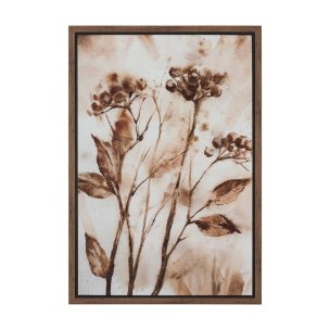 Fieldspoke I by Mercana Studio Hand-Embellished Textured Framed Canvas Artwork