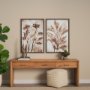102739-FL - Fieldspoke I by Mercana Studio Hand-Embellished Textured Framed Canvas Artwork