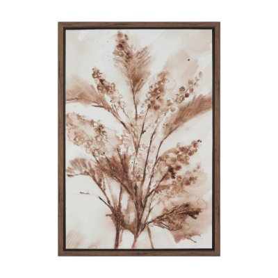 102740-FL - Fieldspoke II by Mercana Studio Hand-Embellished Textured Framed Canvas Artwork