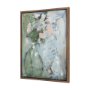 102726-FL - Posies I by Mercana Studio Hand-Embellished Textured Framed Canvas Artwork