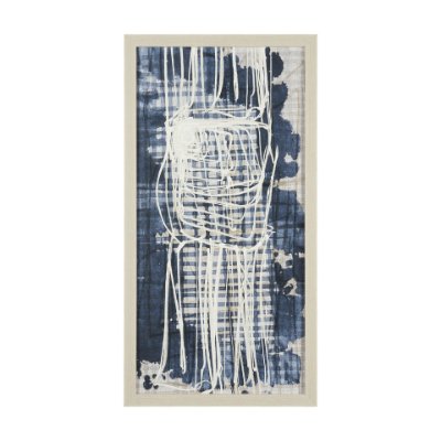 102730-FL - Intuition I by Mercana Studio Hand-Embellished Textured Framed Canvas Artwork