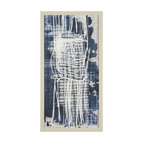 102730-FL - Intuition I by Mercana Studio Hand-Embellished Textured Framed Canvas Artwork