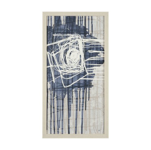 102731-FL - Intuition II by Mercana Studio Hand-Embellished Textured Framed Canvas Artwork