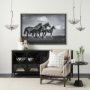 67040 - Rihanna I Small Black Metal Umbrella Candle Holder Lantern 