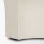 71282 - Bunda Square Sculptural Stone Finish Accent Table