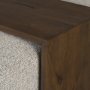 71285 - Trayden Gray Fabric w/ Brown Slider Top Coffee Table 55.0X 37.0X 46.0 (cm)