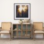 9162 - Woodland Glow by Andreas Stridsberg a Hand Embelished Textured Framed Art Photo Matted under Glass