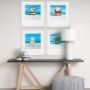 10021 - Miami Beach IV by Richard Silver a Framed Photo Art Print Matted under Glass