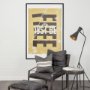 14602 - Just Be Free by Mercana Studio a Framed Art Print Matted under Glass